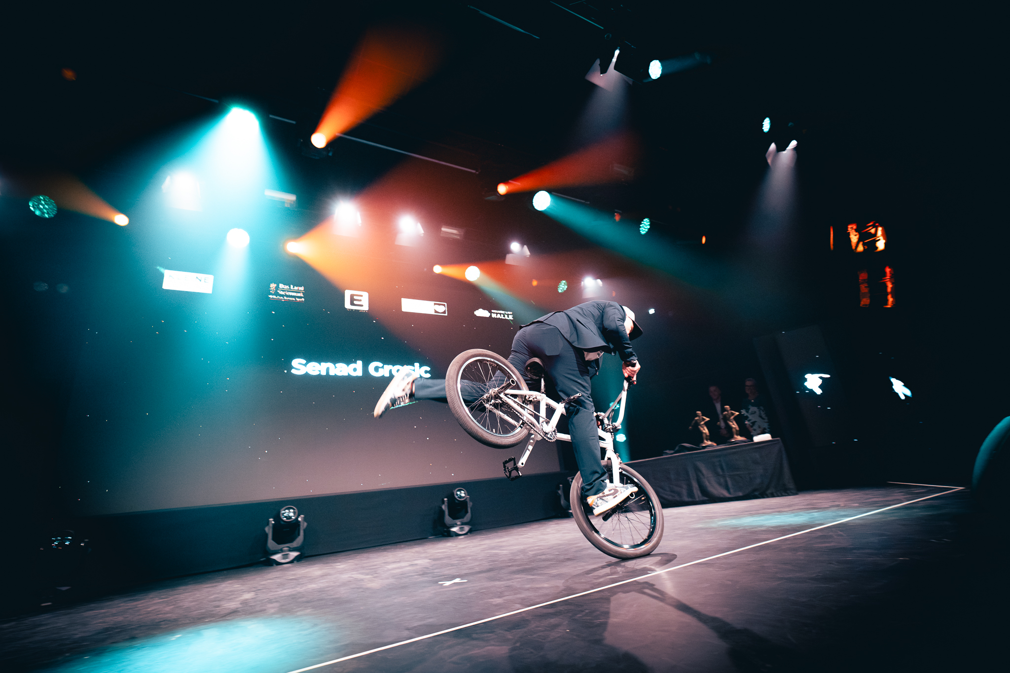 Bild eines Showacts BMX Fahrer Senad Grosic